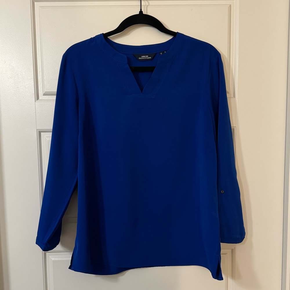 Lands' End Royal Blue Women's Blouse